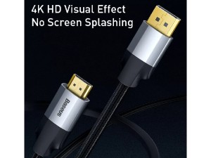کابل تبدیل DisplayPort به HDMI بیسوس مدل Enjoyment Series CAKSX-B0G به طول 1 متر