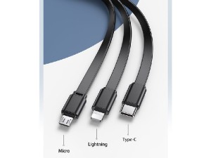 پاور بانک 10000 میلی آمپر و شارژر دیواری یوسمز مدل US-CD172 با کابل متصل