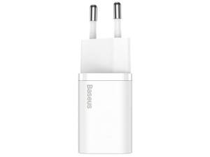شارژر دیواری فست شارژ 25 وات بیسوس مدل Super Si Quick Charger 1C 25W CCCJG25CE TZCCSUP-L02 بهمراه کابل دو سر تایپ سی