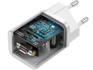 شارژر دیواری فست شارژ 25 وات بیسوس مدل Super Si Quick Charger 1C 25W CCCJG25CE TZCCSUP-L02 بهمراه کابل دو سر تایپ سی