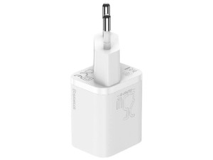 شارژر دیواری فست شارژ 25 وات بیسوس مدل Super Si Quick Charger 1C 25W CCCJG25CE TZCCSUP-L02 بهمراه کابل دو سر تایپ سی