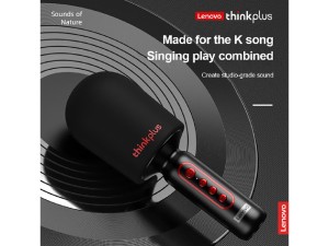 میکروفون و اسپیکر بلوتوثی کارائوکه لنوو مدل Thinkplus Portable Microphone M1