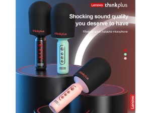 میکروفون و اسپیکر بلوتوثی کارائوکه لنوو مدل Thinkplus Portable Microphone M1