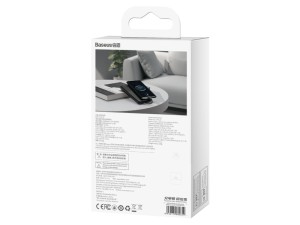 پاوربانک 10000 میلی آمپر بیسوس مدل Elf Digital Display PPJL010002 توان 22.5 وات با دو کابل متصل