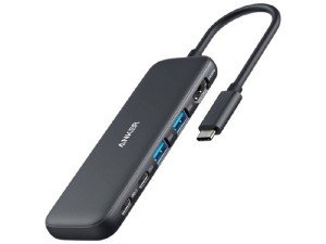 هاب تایپ سی 5 پورت انکر مدل A8355