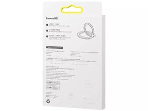حلقه نگهدارنده مگنتی آیفون بیسوس مدل Halo Series Foldable Metal Ring Stand SUCH000013