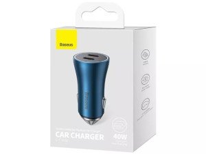 شارژر فندکی 40 وات بیسوس مدل Golden Contactor Pro Car Charger GJP000013