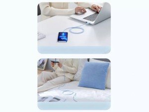 کابل فست شارژ لایتنینگ بیسوس مدل Jelly Liquid Silica Gel CAGD000103 به طول 2 متر