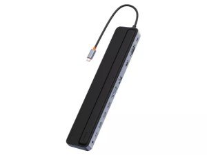 استند لپ تاپ و هاب تایپ سی 11 پورت بیسوس مدل Elitejoy Gen2 universal HUB 11in1 laptop stand WKSX030013
