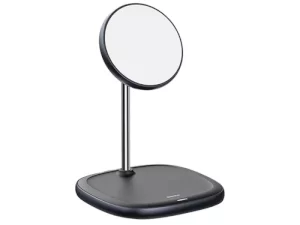 استند شارژر وایرلس بیسوس مدل Swan Magnetic Desktop Bracket Wireless Charger BS-W519