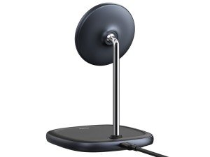 استند شارژر وایرلس بیسوس مدل Swan Magnetic Desktop Bracket Wireless Charger BS-W519