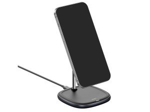 استند شارژر وایرلس بیسوس مدل Swan Magnetic Desktop Bracket Wireless Charger BS-W519