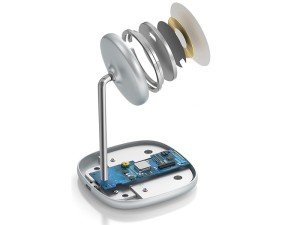 استند شارژر وایرلس بیسوس مدل Swan Magnetic Desktop Bracket Wireless Charger BS-W519