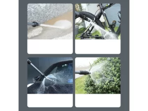 نازل و تی شستشوی خودرو بیسوس مدل Multifunctional Car Wash Spray Nozzle 15m CRXC01-F01