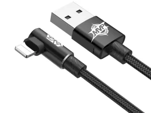 کابل لایتنینگ مخصوص بازی بیسوس مدل MVP Elbow Lightning Cable 2M