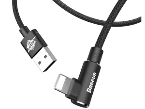 کابل لایتنینگ مخصوص بازی بیسوس مدل MVP Elbow Lightning Cable 2M