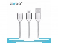 کابل مگنتی 3 کاربره BWOO  مدل BO-X28
