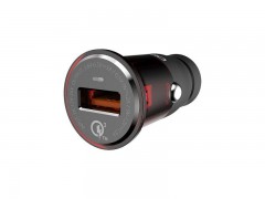 شارژر فندکی الدینیو مدل C304Q همراه با کابل microUSB