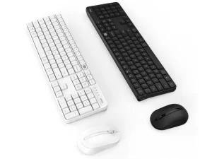 ماوس و کیبورد بی سیم شیائومی مدل MIIIW MWWC01 wireless Keyboard Mouse Set