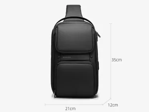 کوله تک بند ضدآب USB دار بنج مدل BG-7258 High-end Men's Crossbody Bag