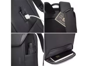 کوله پشتی لپ تاپ ضد سرقت  USB دار بنج مدل BG-7276 مناسب برای لپ تاپ 15.6 اینچی