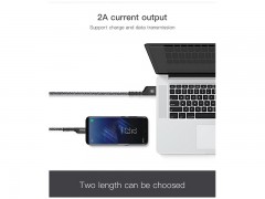 کابل شارژ و انتقال داده USB TYPE-C بیسوس سری Confidant Anti-break مدل CATZJ-A01