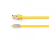 کابل شارژ و انتقال داده USB to Lightning راک طرح گاو مدل RCB0502