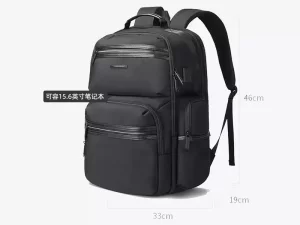 کوله پشتی ضد آب USB دار بنج مدل BG-2601 مناسب برای لپ تاپ 15.6 اینچی