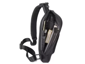 کوله تک بند ضدآب بنج مدل BG-7312 Men Microfiber Leather Crossbody Chest Bag