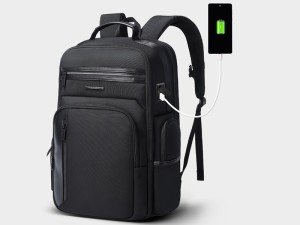 کوله پشتی ضدآب لپ تاپ USB دار بنج مدل BG-2602 مناسب برای لپ تاپ 15.6 اینچی
