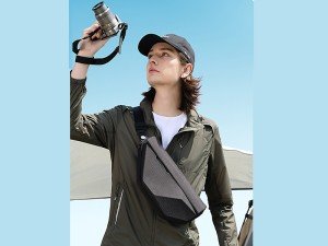 کیف قفسه سینه ضد سرقت بنج مدل BG-7502 Anti Theft Expandable Chest Bag مناسب برای تبلت 8 اینچی