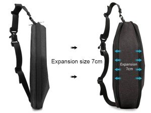 کیف قفسه سینه ضد سرقت بنج مدل BG-7502 Anti Theft Expandable Chest Bag مناسب برای تبلت 8 اینچی