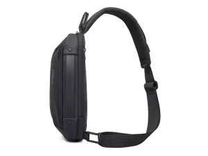 کوله تک بند USB دار  ضدآب بنج مدل BG-7312 Men Microfiber Leather Crossbody Chest Bag