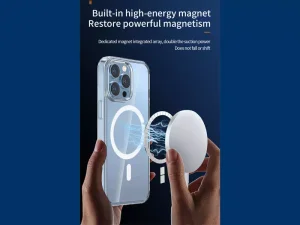 کاور مگ سیف ویوو مدل Crystal Magnetic Phone case MCC-101 مناسب برای گوشی موبایل iPhone 14 Pro Max