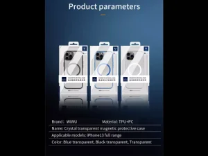 کاور مگ سیف ویوو مدل Crystal Magnetic Phone case MCC-101 مناسب برای گوشی موبایل iPhone 13 Pro