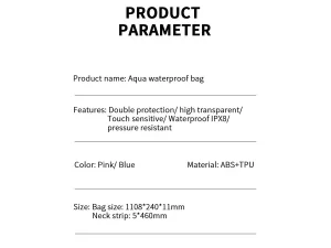 کاور ضد آب گوشی ویوو مدل Aqua waterproof Bag