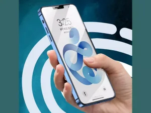 محافظ صفحه نمایش حریم شخصی ویوو مدل Easy Install iPrivacy Tempered Glass مناسب برای گوشی موبایل iPhone 13
