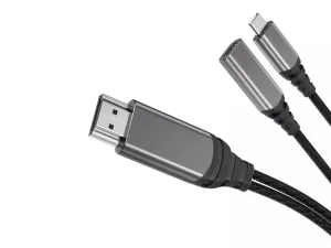 کابل تبدیل Type-C به HDMI پرودو مدل X10 به طول 2 متر