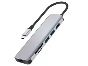 هاب تایپ سی 7 پورت ویوو مدل  Alpha 731 HC