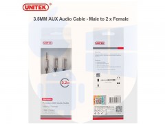 کابل افزايش طول AUX يونيتک مدل Y-C956ABK طول 0.2 متر