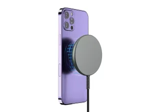 شارژر بی سیم مگنتی 15 وات ویوو مدل M14 Transparent Magnetic Wireless Charger