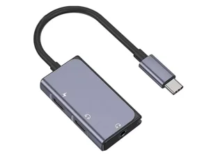مبدل تایپ سی به تایپ سی و درگاه صدا ویوو مدل LT02 PRO