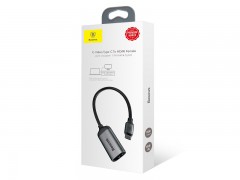 کابل تبدیل USB-C به HDMI  بیسوس مدل Portable Joint Adapter به طول 15 سانتی متر