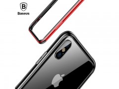 بامپر و محافظ لنز بیسوس مدل Platinum Metal Border Case مناسب برای گوشی اپل آیفون X