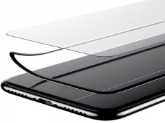 محافظ صفحه نمایش شیشه ای بیسوس مدل Silk Screen Tempered Glass Film مناسب برای گوشی موبایل آیفون X
