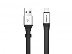 کابل تبدیل ۲ کاره USB به لایتنینگ و MicroUSB بیسوس مدل Two In One به طول 23 سانتی متر