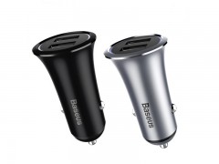 شارژر فندکی بیسوس مدل Small Trumpet Metal Car Charger
