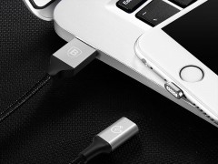 کابل شارژ و انتقال داده Lightning آهن ربایی بیسوس مدل New Insnap Series  بطول 1.2 متر