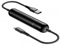 کابل شارژ لایتنینگ و پاور بانک 2500 میلی آمپر بیسوس مدل  Energy 2 in 1 Power Bank Cable بطول 1.2 متر