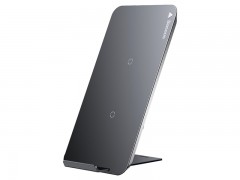 شارژر بی سیم و پایه رومیزی گوشی موبایل بیسوس مدل Metal Bracket Multifunctional Wireless Charging Pad